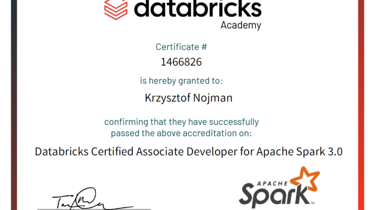 Certyfikat Databricks
