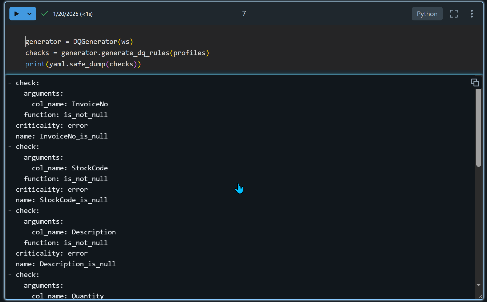 DBX Generowanie konfiguracji